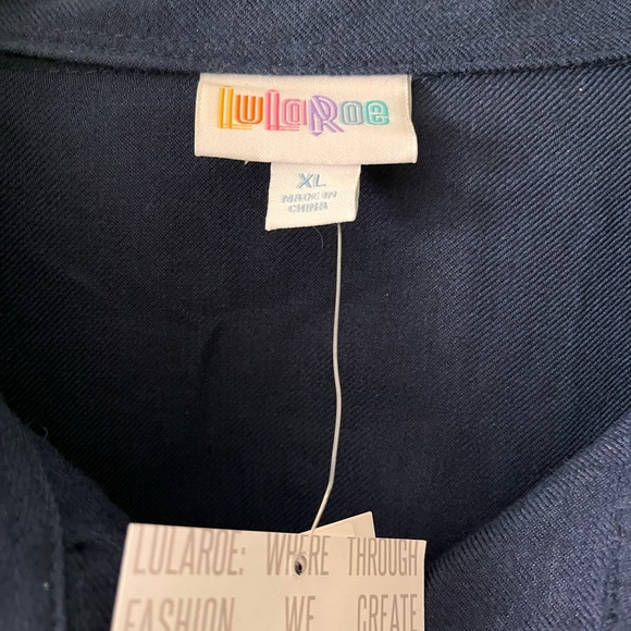 Lularoe Abigail jacket/shirt - Picture 3 of 3